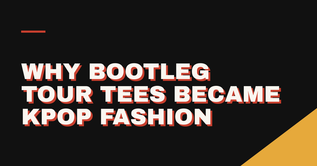 Why Bootleg Tour Tees Became KPOP Fashion