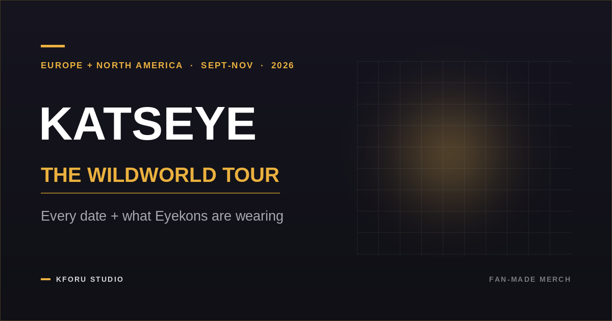 KATSEYE THE WILDWORLD TOUR 2026: Every Date + What Eyekons Are Wearing