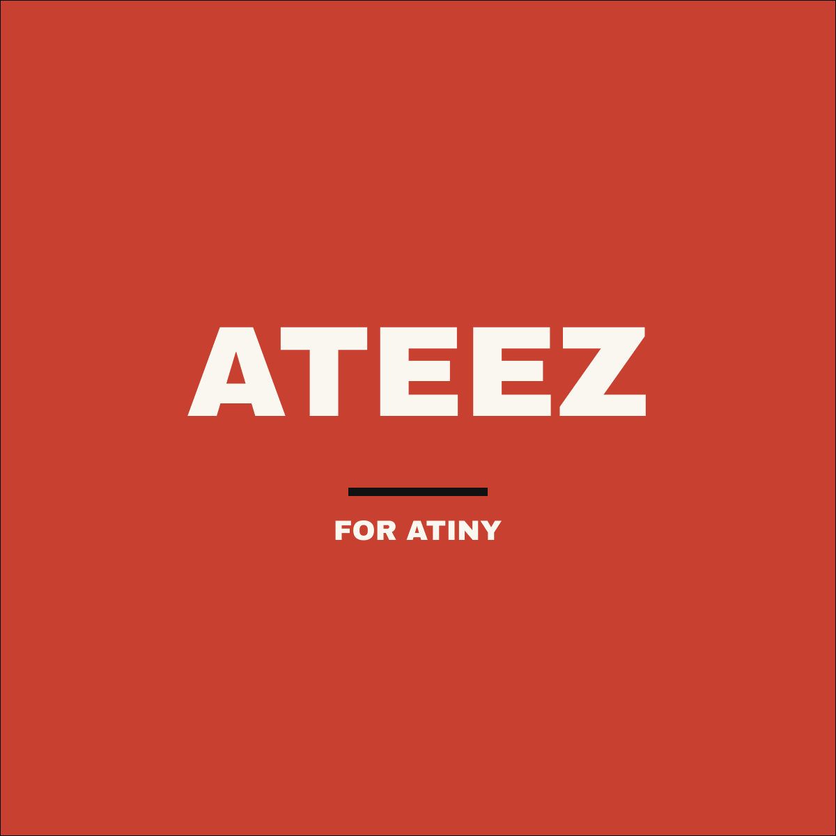 ATEEZ merch collection - vintage bootleg KPOP t-shirts and hoodies for ATINY