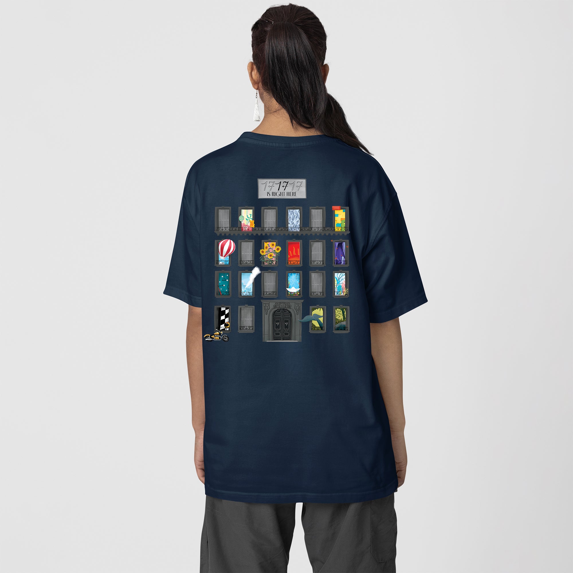 17 Is Right Here T-Shirt - Back view, Y2K kpop concert tee