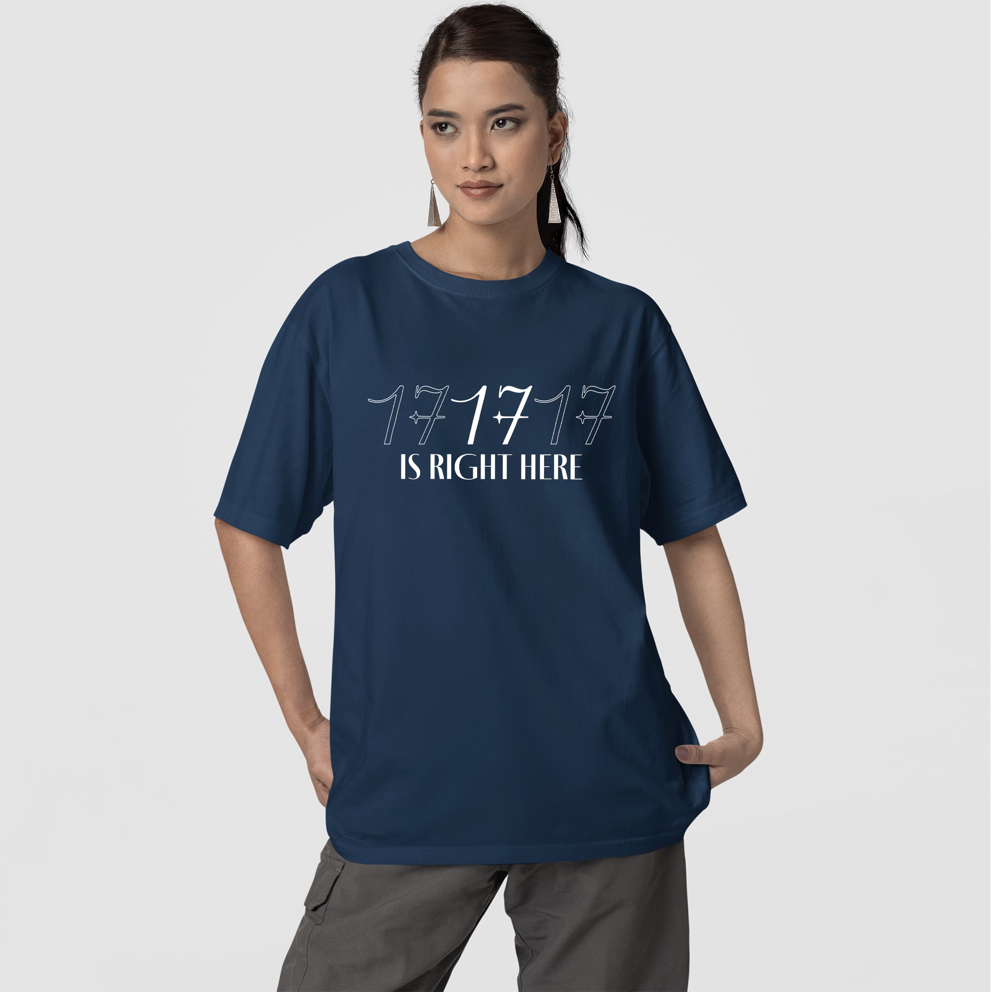 17 Is Right Here T-Shirt - Front view, Y2K kpop concert tee