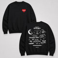 ENHYPEN Romance Untold Album Tracklist Sweatshirt - Main view, Y2K kpop concert sweatshirt