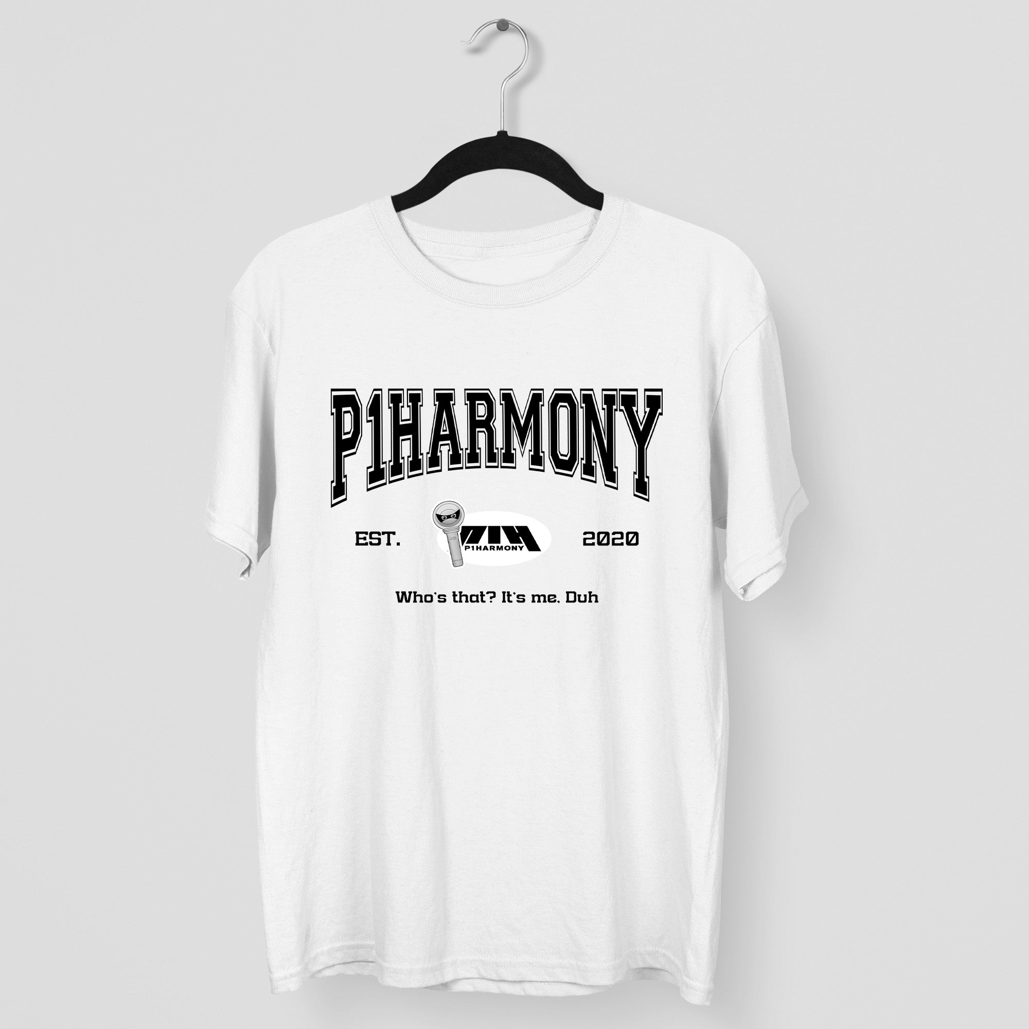 P1Harmony Est 2020 P1ece T-Shirt - Main view, Y2K kpop concert tee