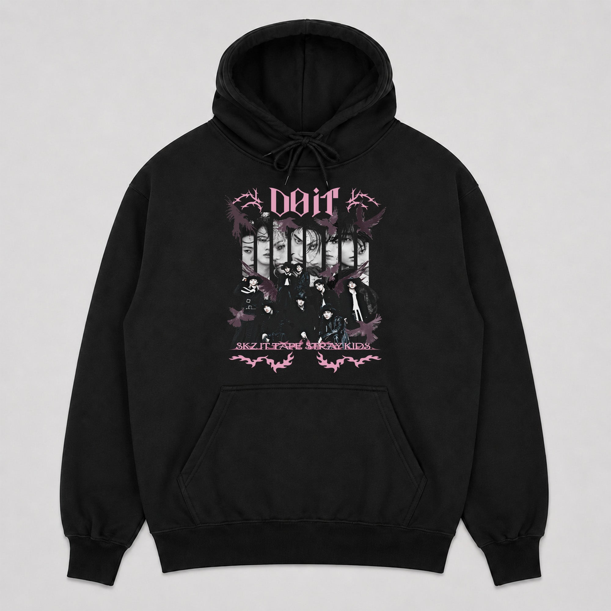 Stray Kids IT TAPE 'DO IT' Hoodie - Front view, Y2K kpop concert hoodie