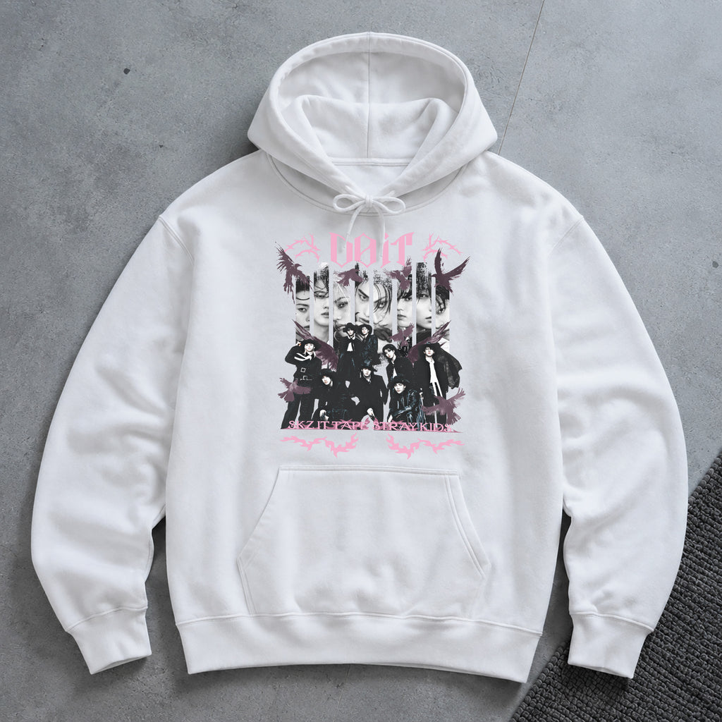 Stray Kids IT TAPE 'DO IT' Hoodie - Spread view, Y2K kpop concert hoodie