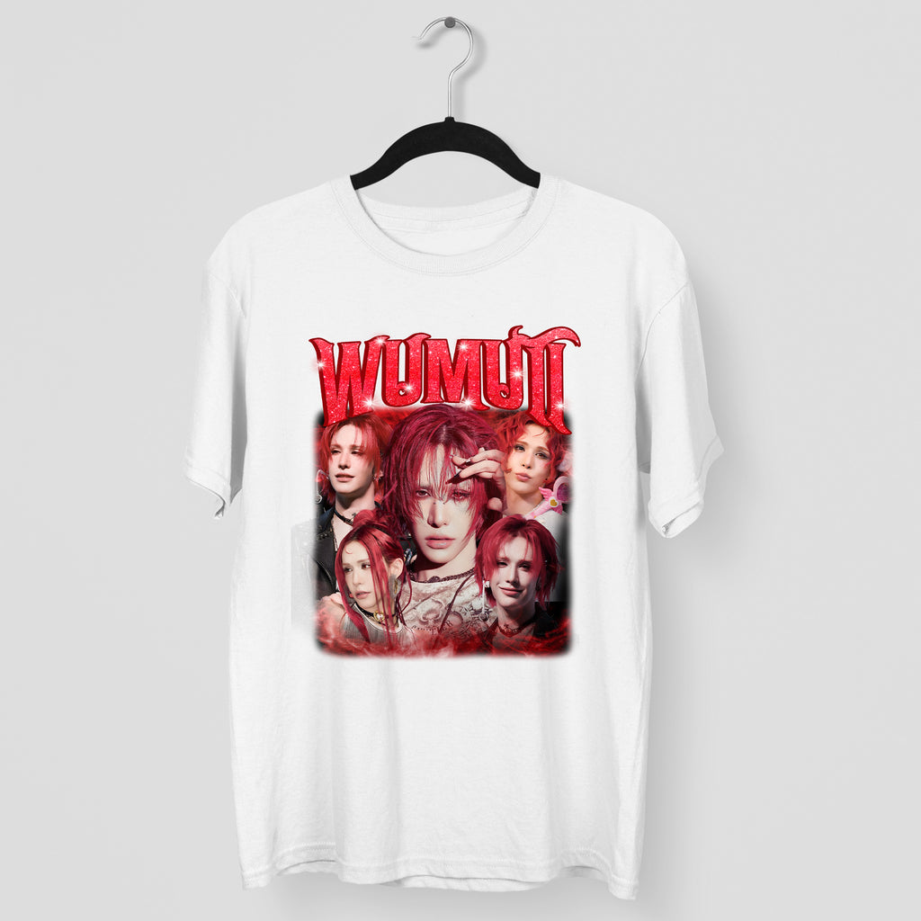 XLOV Wumuti T-Shirt - Main view, Y2K kpop concert tee