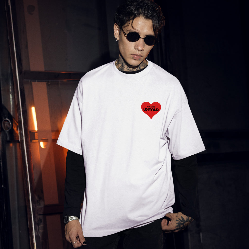 ENHYPEN Romance Untold T-Shirt - Men Front view, Y2K kpop concert tee