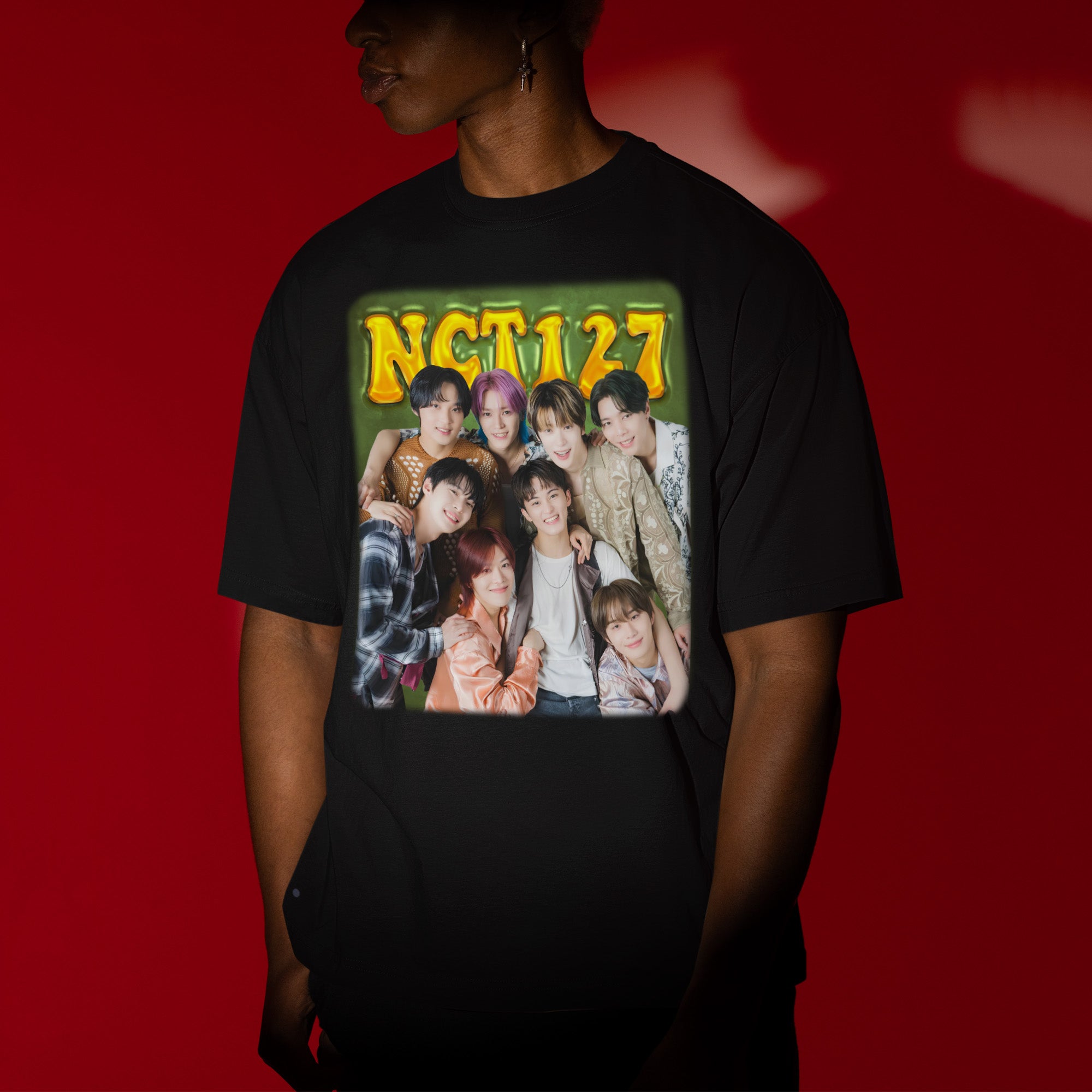 NCT 127 Together T-Shirt - Men view, Y2K kpop concert tee