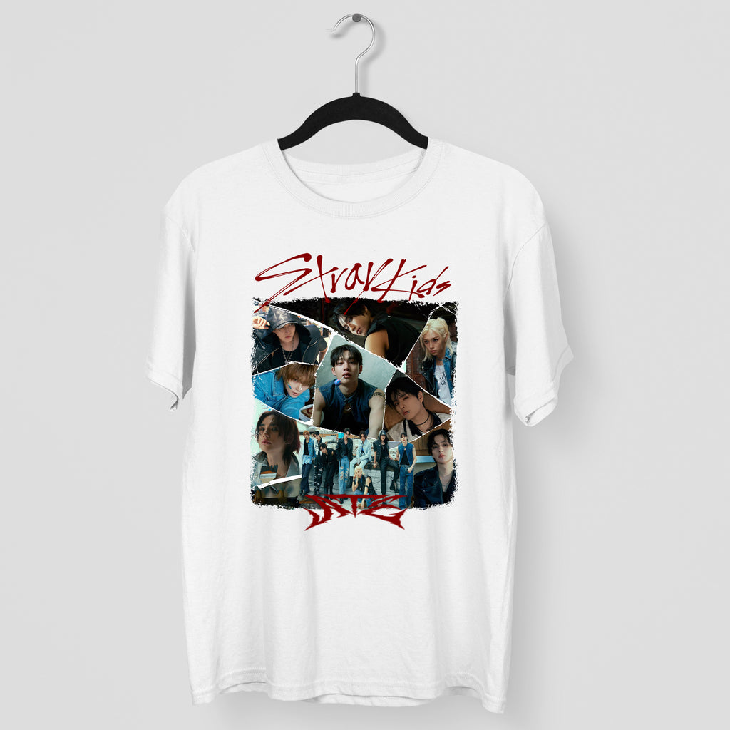 Stray Kids ATE Graphic T-Shirt - Main view, Y2K kpop concert tee