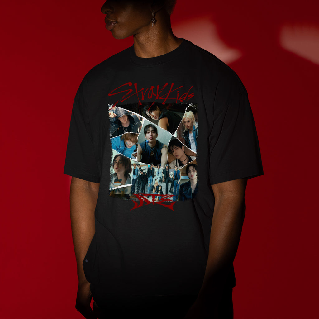 Stray Kids ATE Graphic T-Shirt - Men view, Y2K kpop concert tee