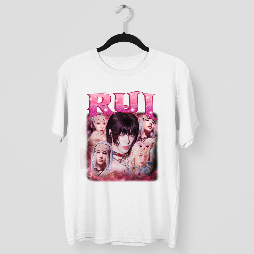 XLOV Rui T-Shirt - Main view, Y2K kpop concert tee