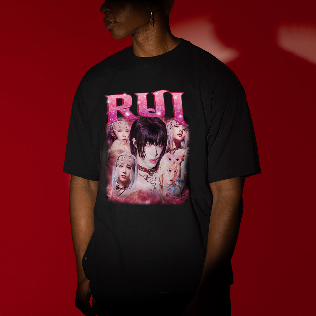 XLOV Rui T-Shirt - Men view, Y2K kpop concert tee