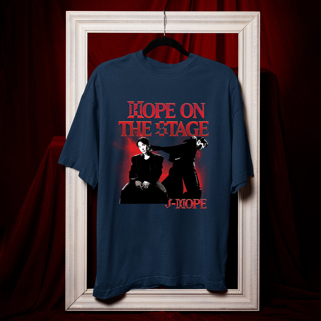 BTS J-Hope On the Stage Kpop I-dol T-Shirt - Hang view, Y2K kpop concert tee