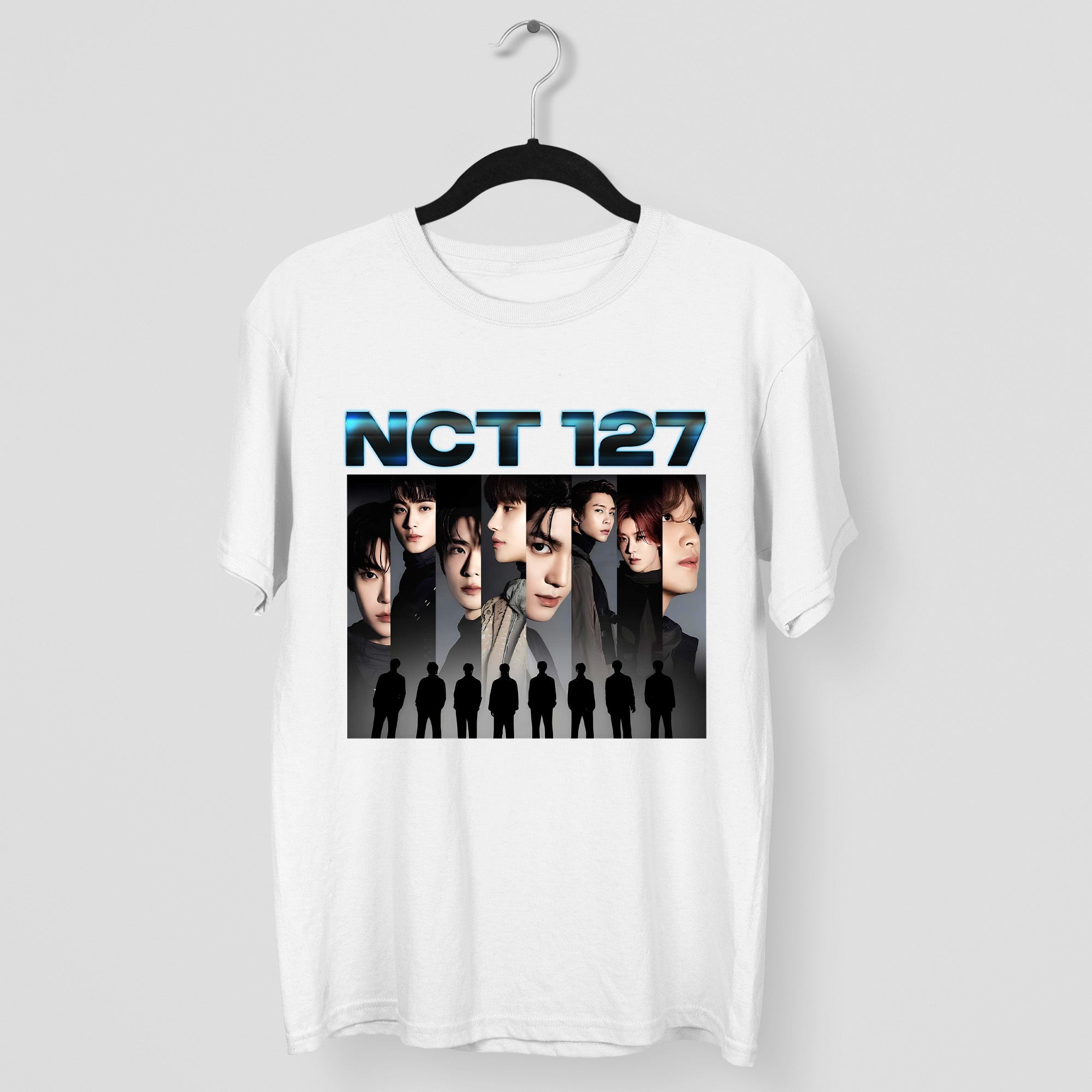 NCT 127 Idol Kpop T-Shirt - Main view, Y2K kpop concert tee
