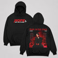BTS J-Hope Retro Tour Hope On The Stage Hoodie - Main view, Y2K kpop concert hoodie