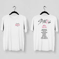 Stray Kids Maniac World Tour 2023 T-Shirt - Main view, Y2K kpop concert tee