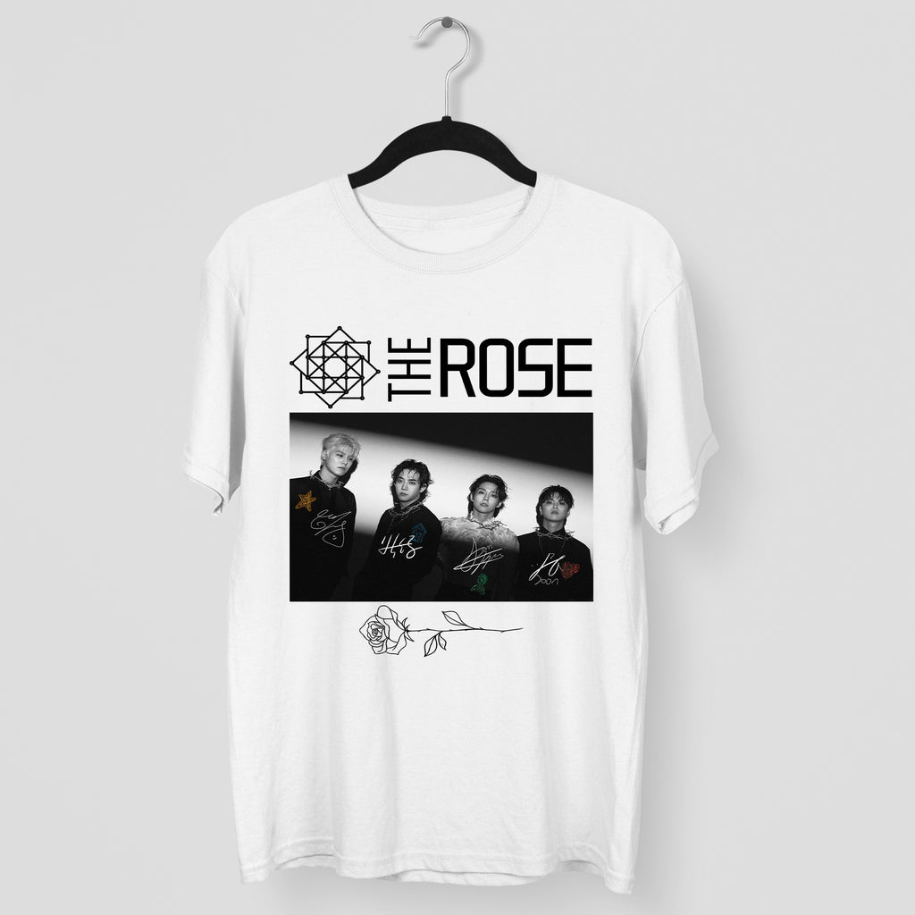 The Rose Signature T-Shirt - Main view, Y2K kpop concert tee