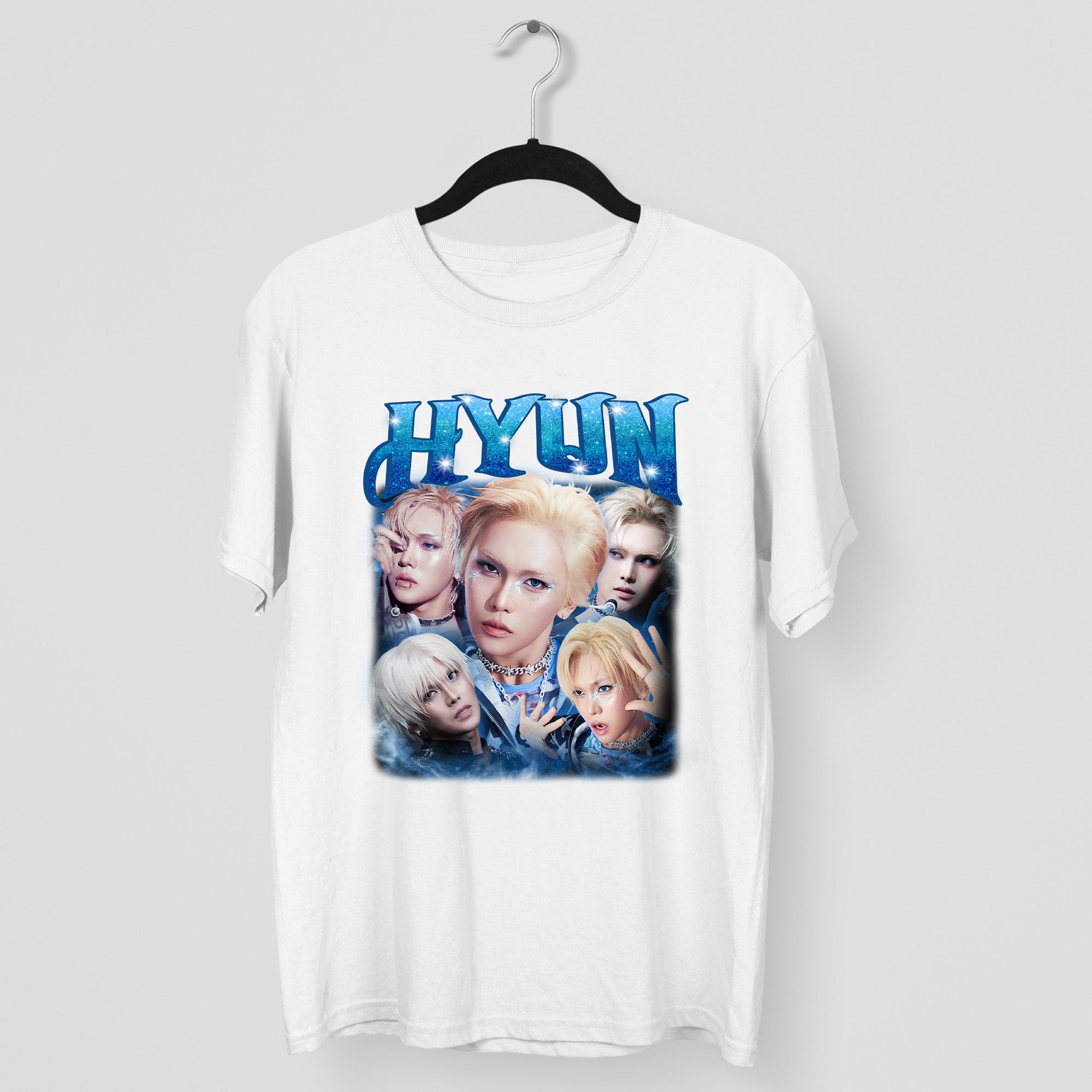 XLOV Hyun T-Shirt - Main view, Y2K kpop concert tee