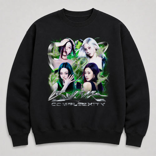 aespa Members Live Tour Synk Complæxity Sweatshirt - Main view, Y2K kpop concert sweatshirt