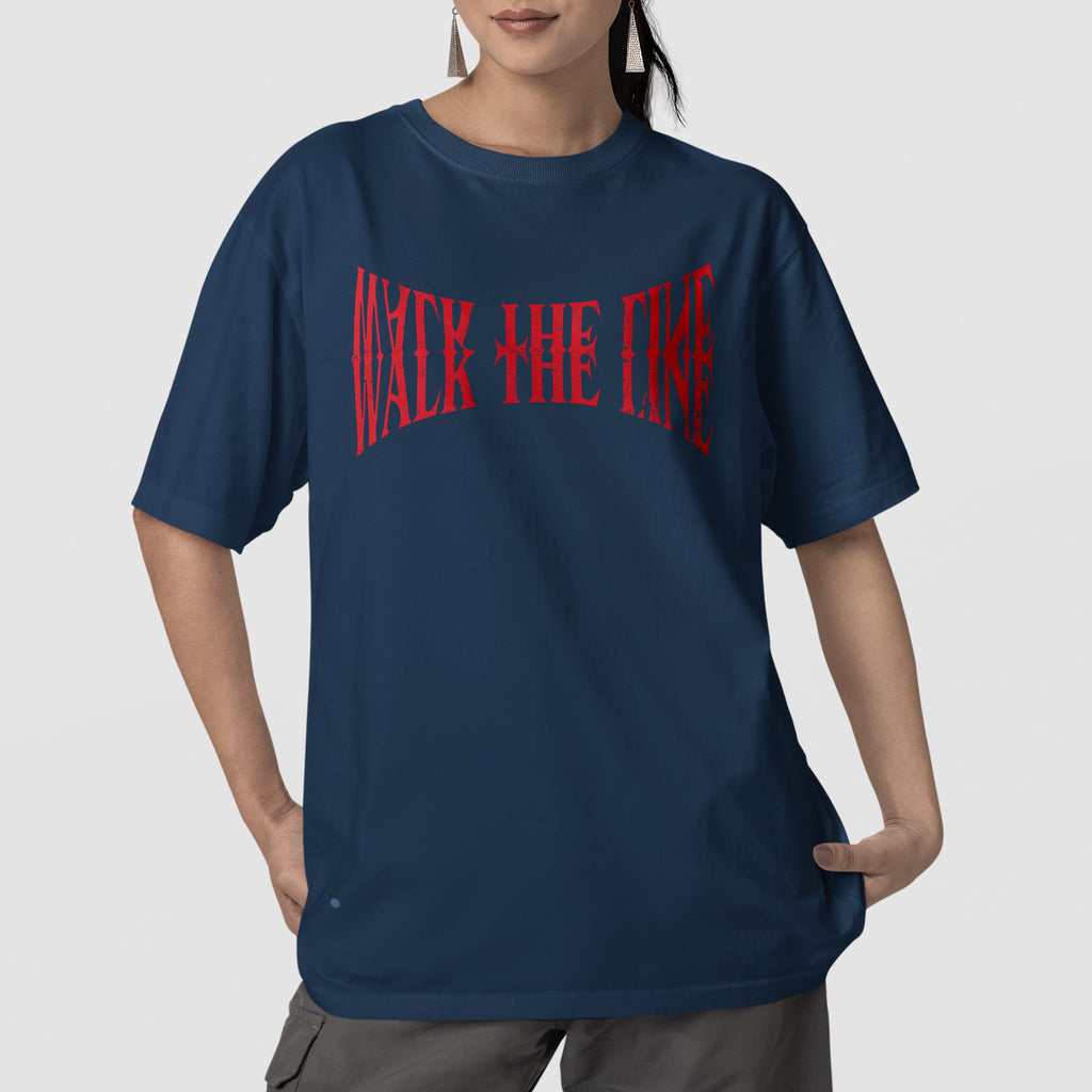 ENHYPEN EN- Walk The Line Inspired T-Shirt - Front view, Y2K kpop concert tee