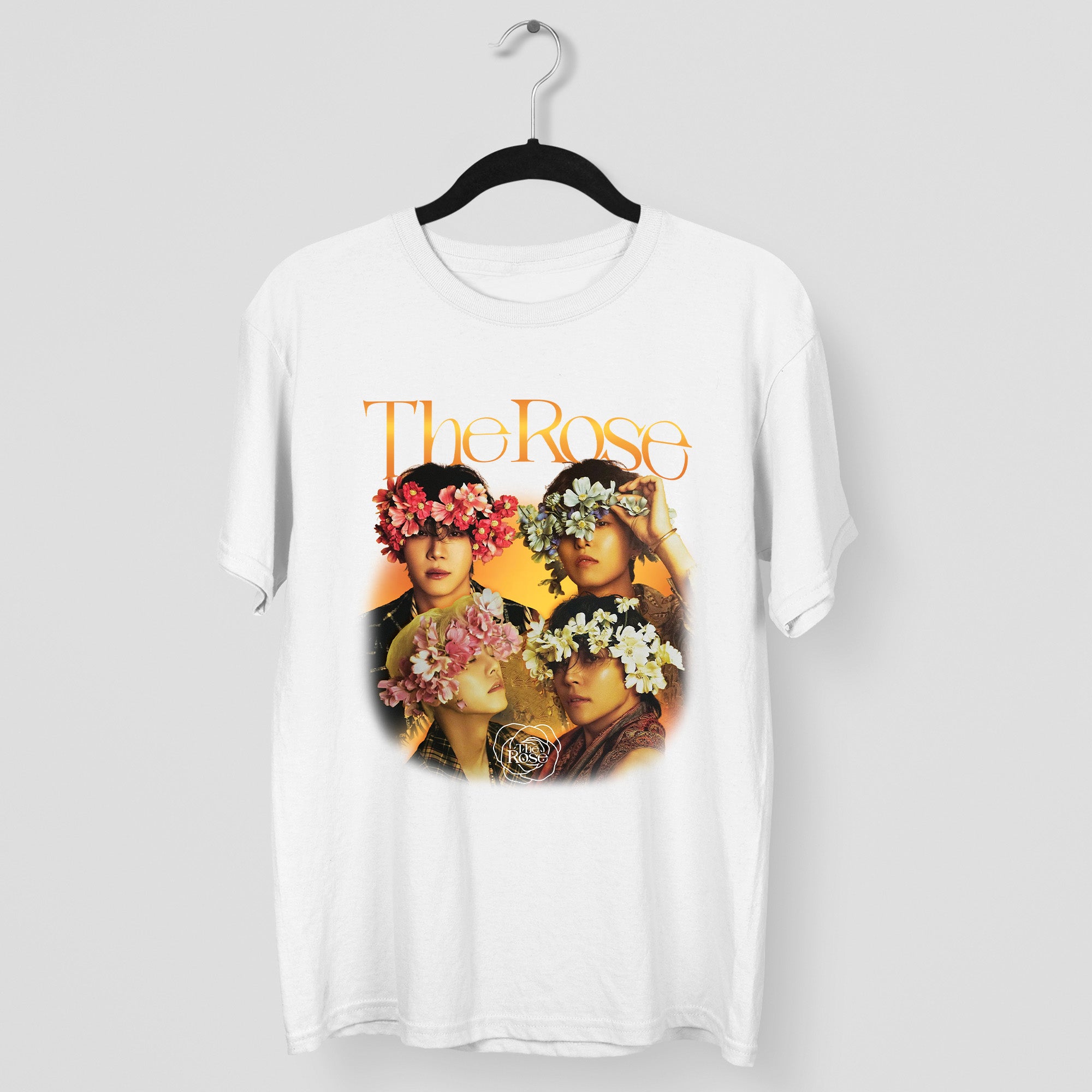 The Rose Retro T-Shirt - Main view, Y2K kpop concert tee