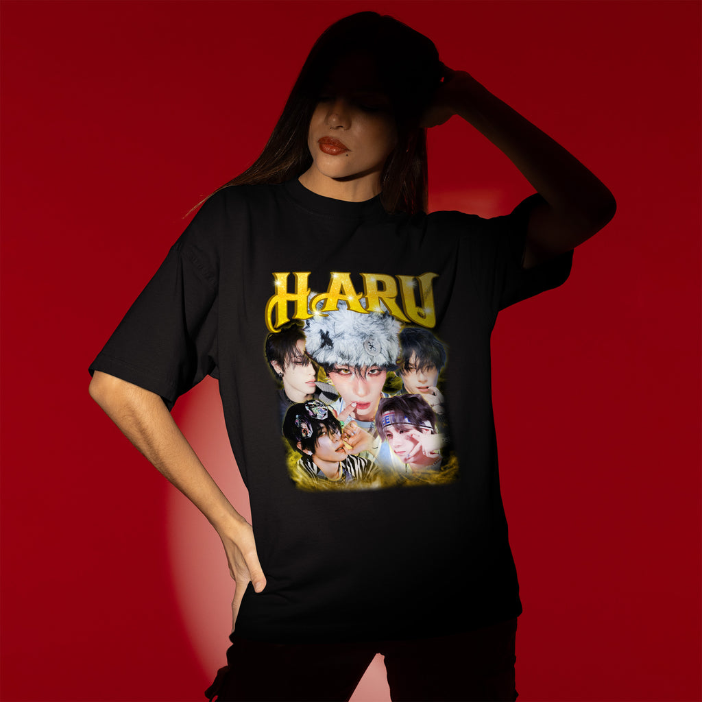 XLOV Haru T-Shirt - Women view, Y2K kpop concert tee
