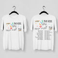 The Rose Once Upon A WRLD Tour 2025 Graphic T-Shirt - Main view, Y2K kpop concert tee