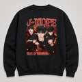 BTS J-Hope Solo Tour Sweatshirt - Main view, Y2K kpop concert sweatshirt