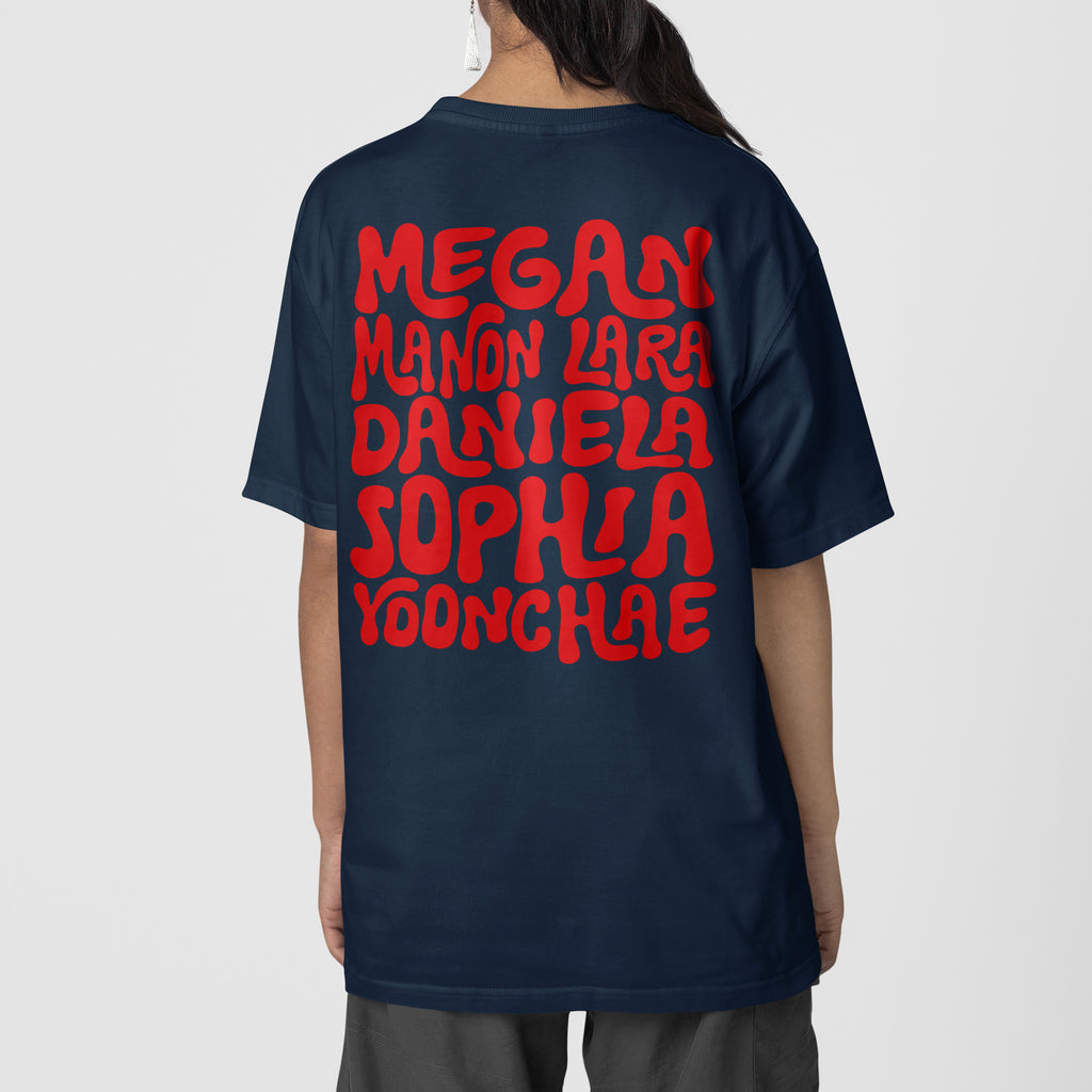 KATSEYE Est.2024 T-Shirt - Back view, Y2K kpop concert tee