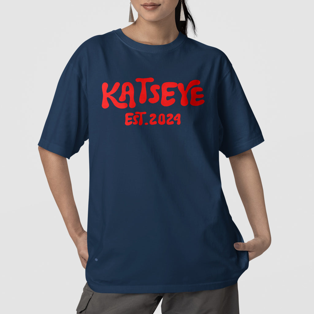 KATSEYE Est.2024 T-Shirt - Front view, Y2K kpop concert tee