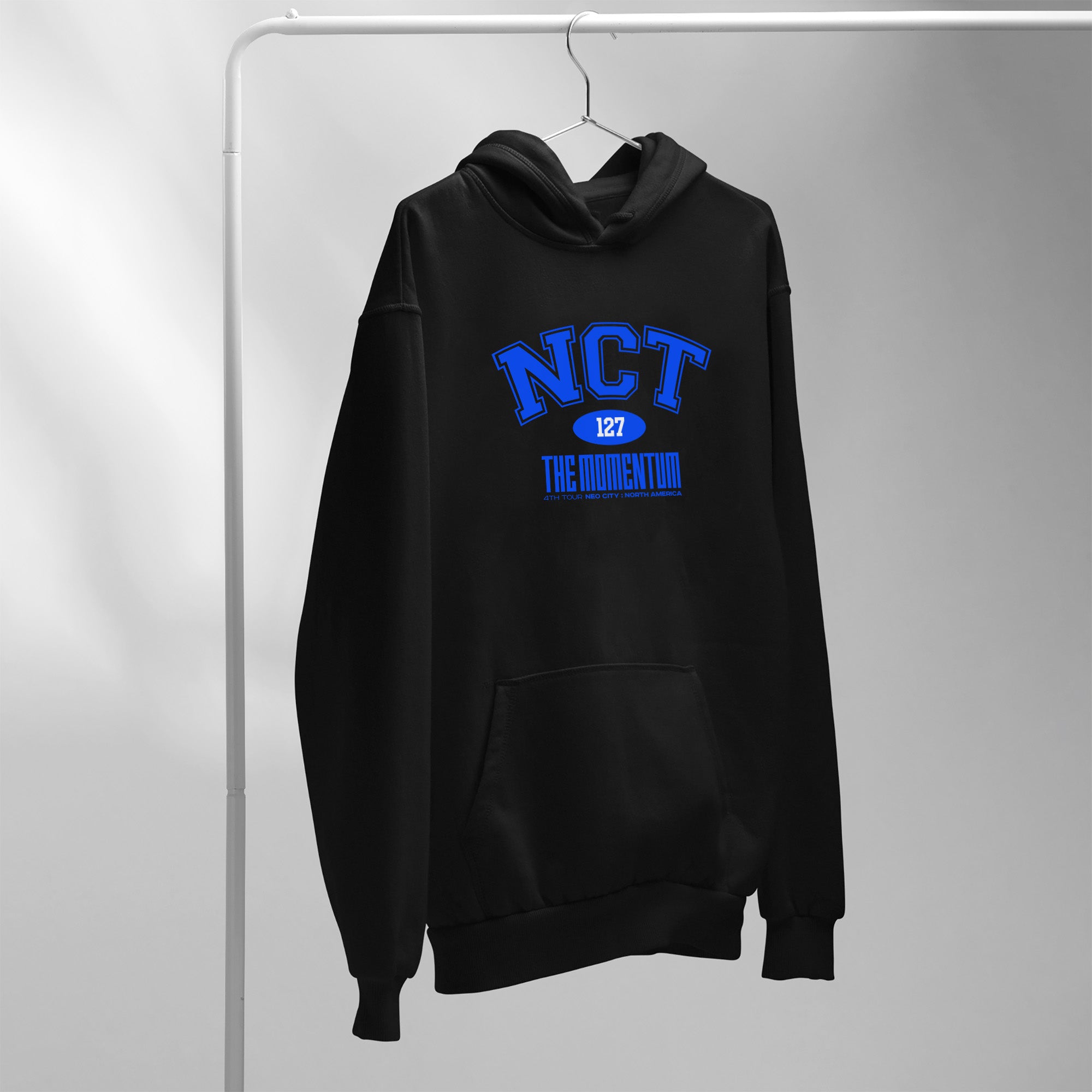 NCT 127 4th Tour Neo City Hoodie - Hang view, Y2K kpop concert hoodie