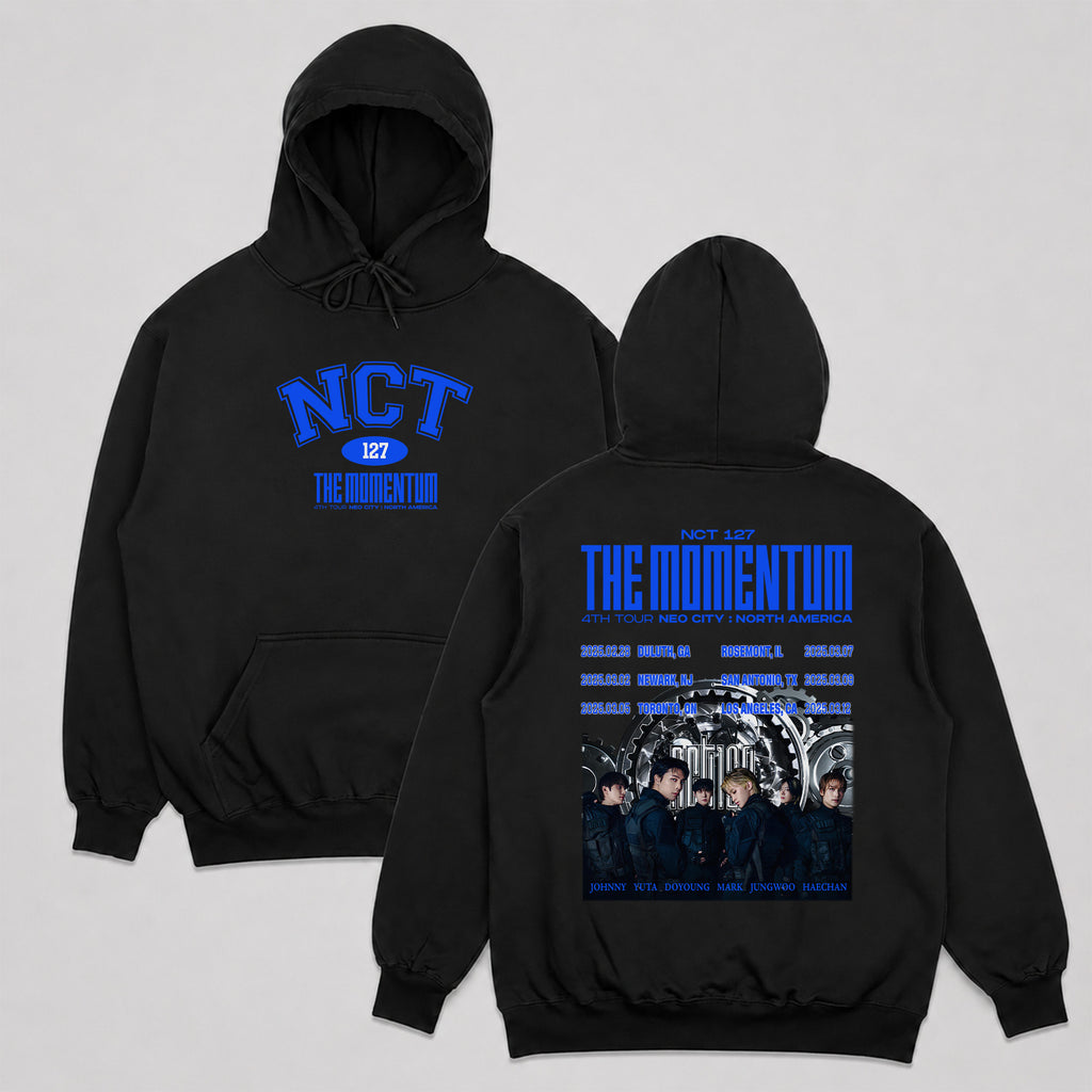 NCT 127 4th Tour Neo City Hoodie - Main view, Y2K kpop concert hoodie