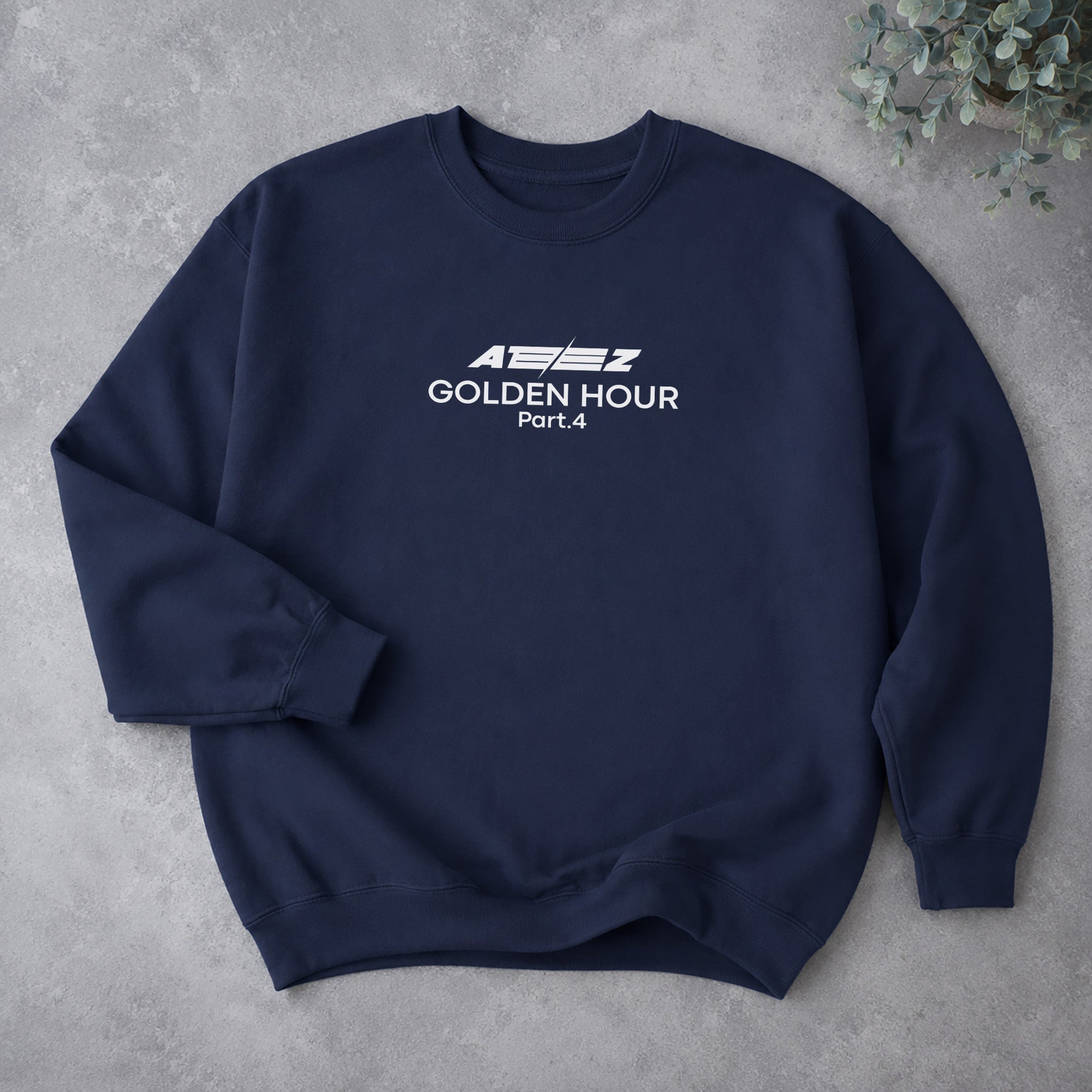 ATEEZ Golden Hour Part 4 13th Mini Album Sweatshirt - Spread view, Y2K kpop concert sweatshirt