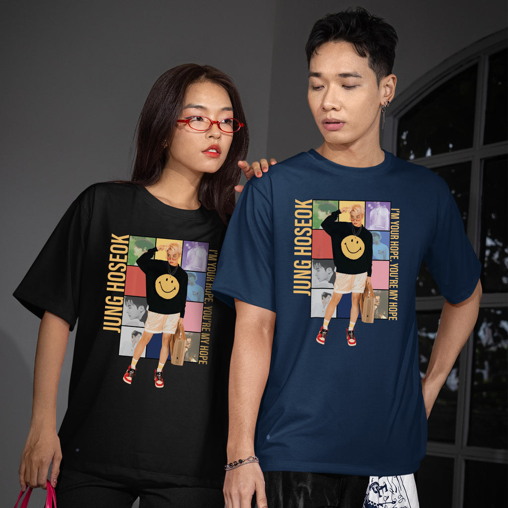 BTS J-Hope I'm Your Hope You're My Hope T-Shirt - Couple view, Y2K kpop concert tee