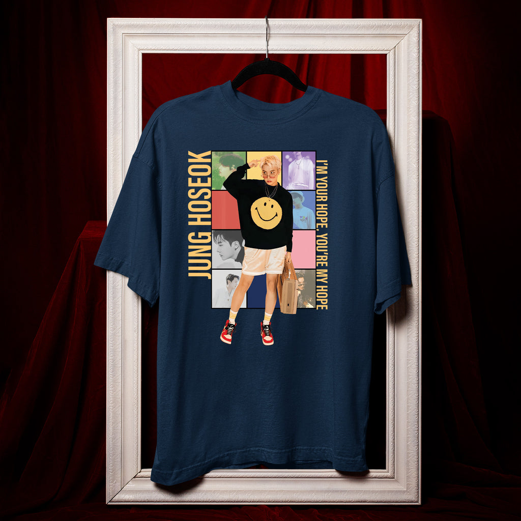 BTS J-Hope I'm Your Hope You're My Hope T-Shirt - Hang view, Y2K kpop concert tee