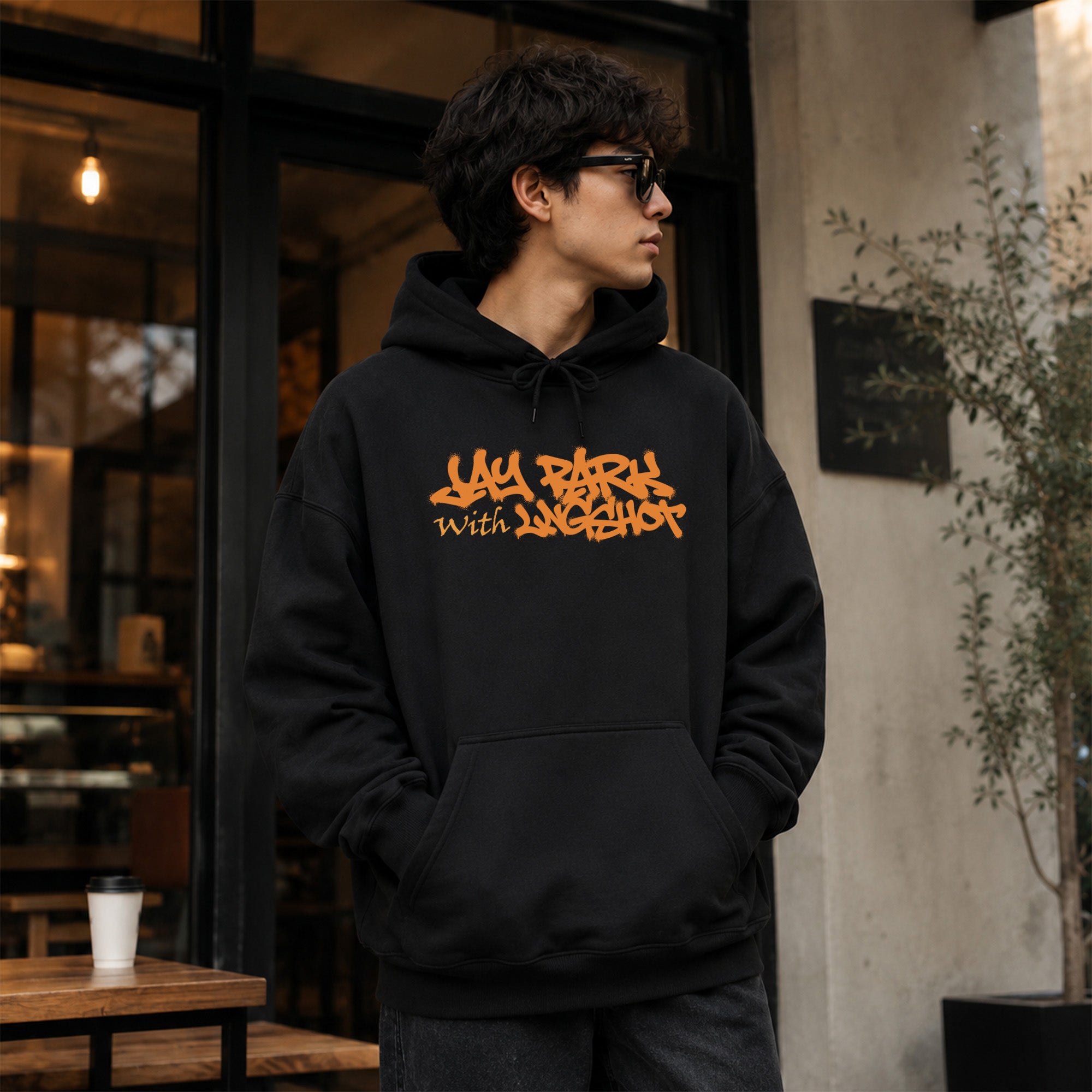 Jay Park w LNGSHOT Serenades & Body Rolls 2026 Hoodie - Men Front view, Y2K kpop concert hoodie