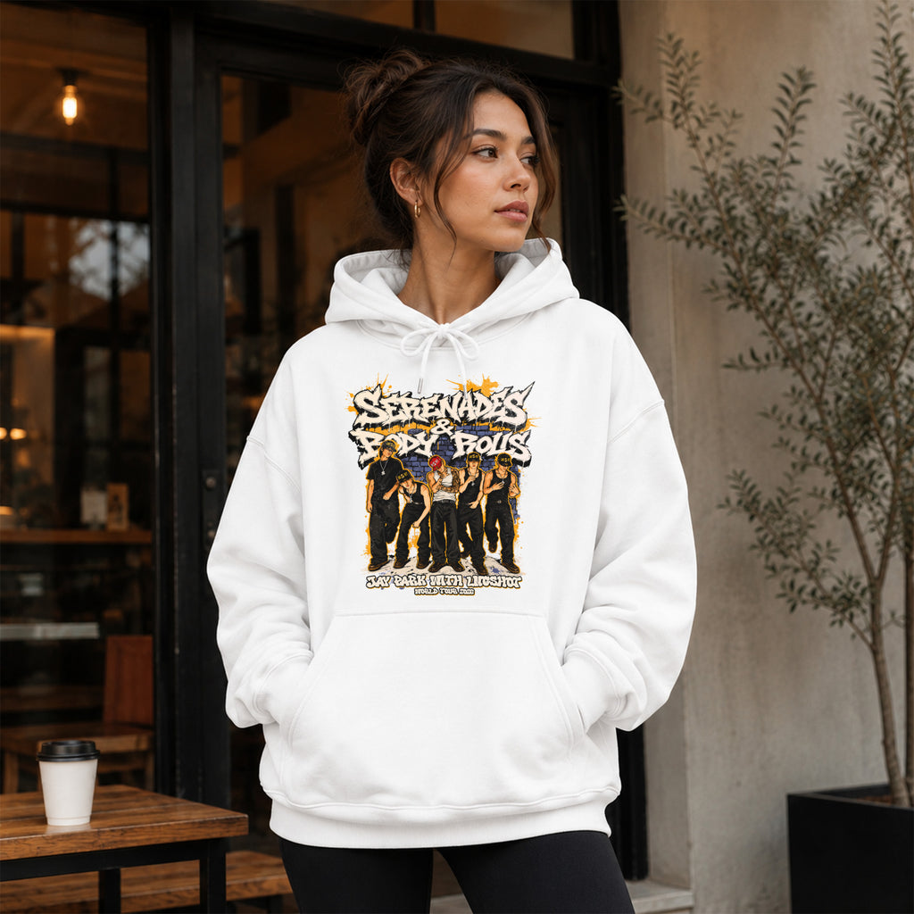 Jay Park w LNGSHOT 2026 World Tour Hoodie - Women view, Y2K kpop concert hoodie