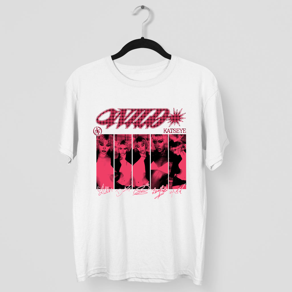 KATSEYE 3rd Ep Wild Member T-Shirt - Main view, Y2K kpop concert tee