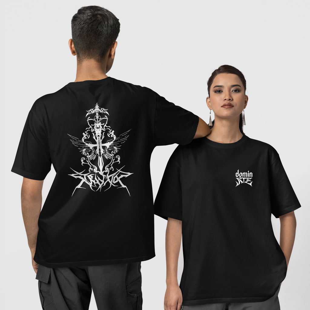 Stray Kids Retro DominATE T-Shirt - Couple 1 view, Y2K kpop concert tee