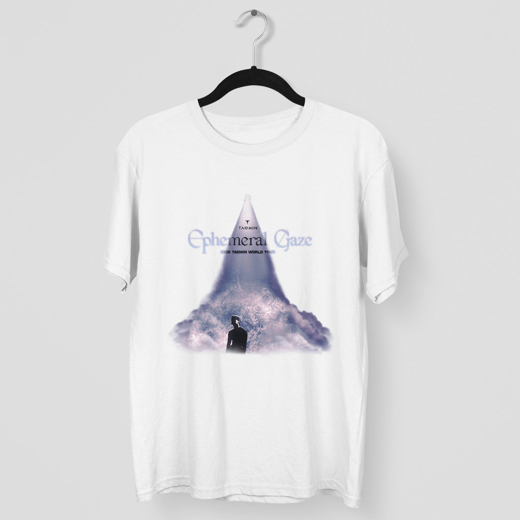 Taemin World Tour Ephemeral Gaze T-Shirt - Main view, Y2K kpop concert tee