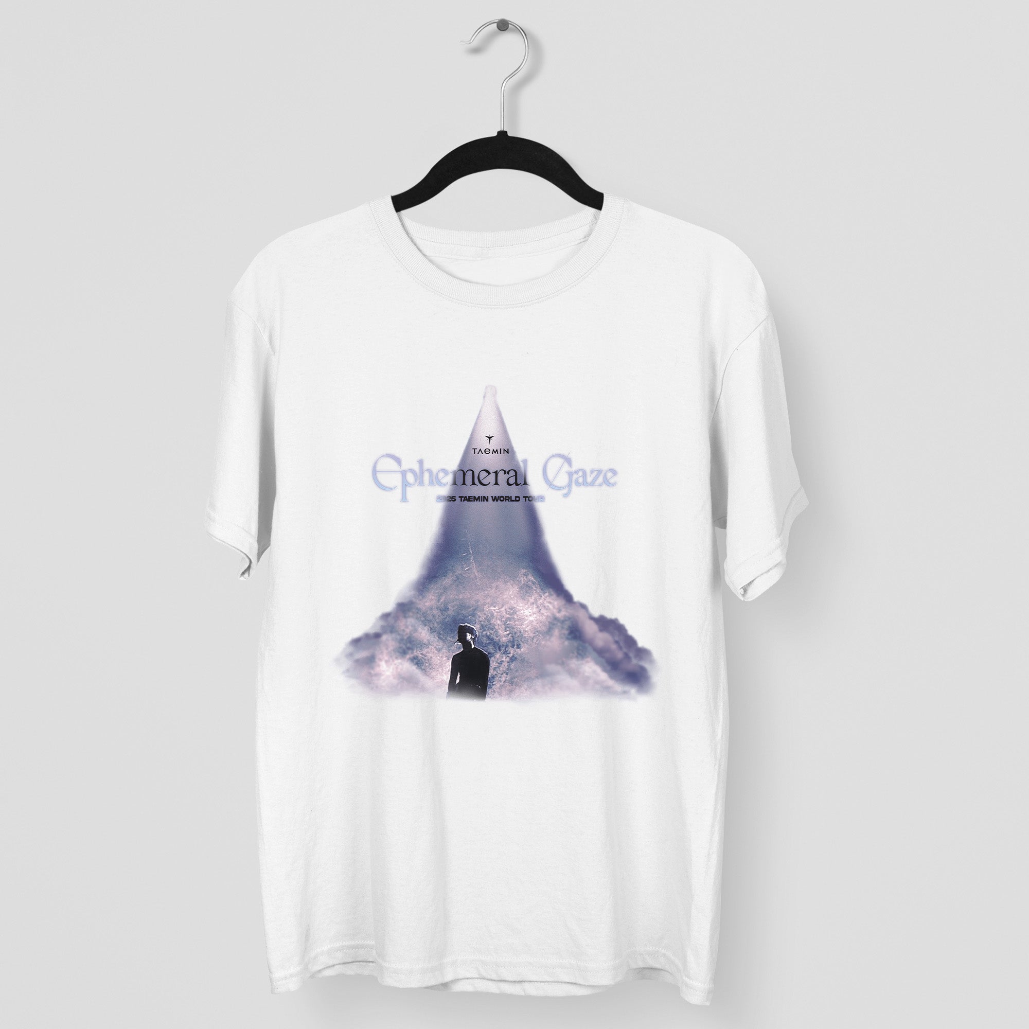 Taemin World Tour Ephemeral Gaze T-Shirt - Main view, Y2K kpop concert tee