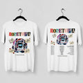 The Rose Rosetopia Tour 2026 T-Shirt - Main view, Y2K kpop concert tee