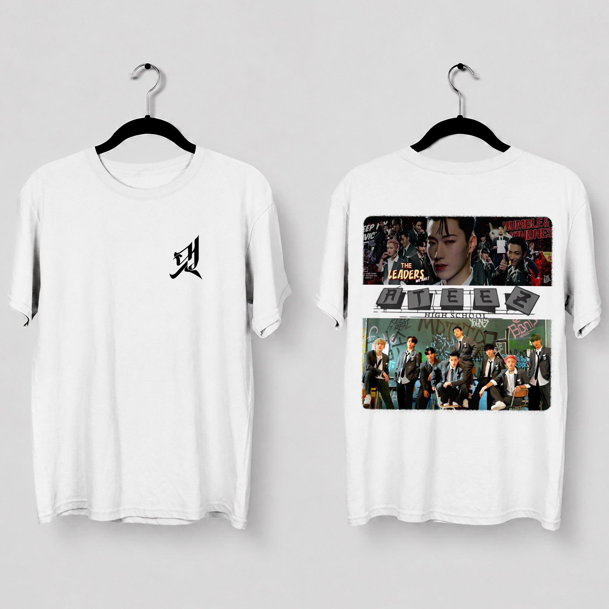 ATEEZ The Leader We Are T-Shirt - Main view, Y2K kpop concert tee