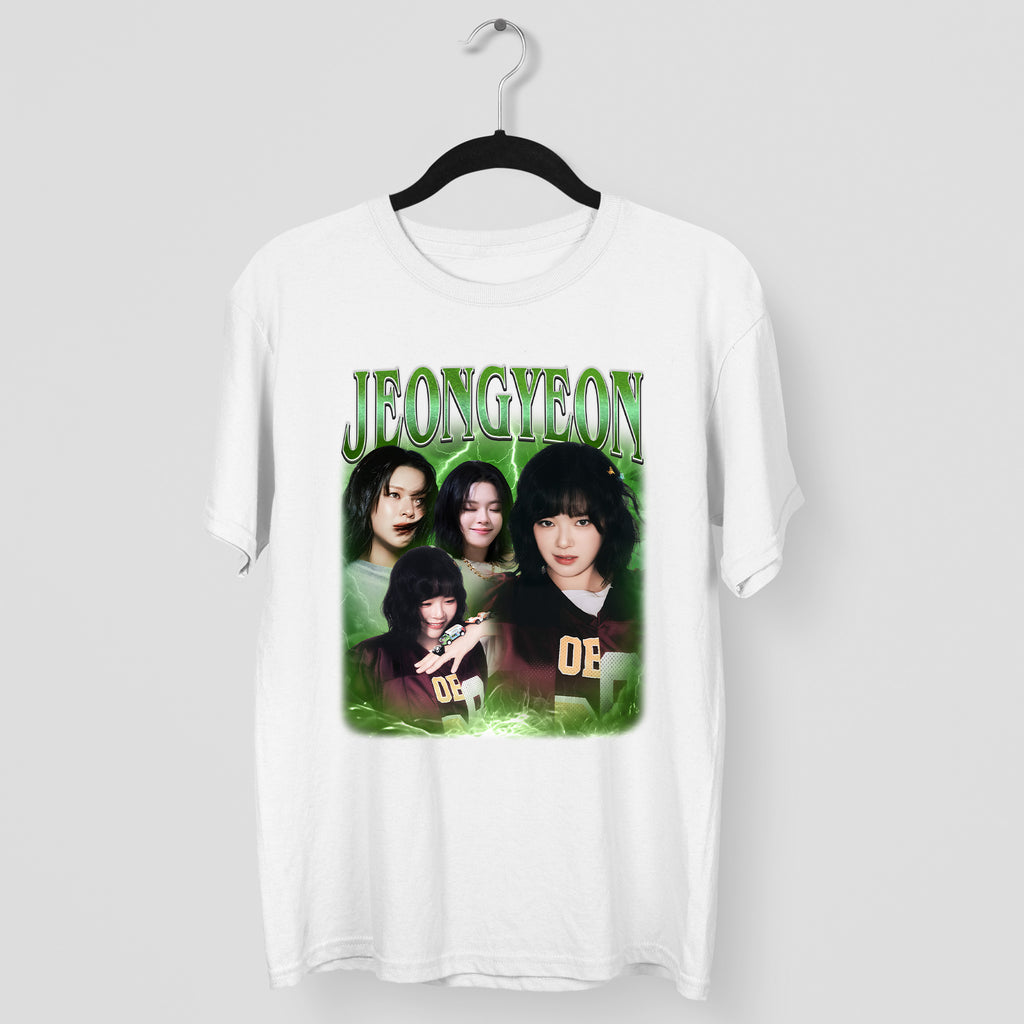 TWICE Jeongyeon T-Shirt - Main view, Y2K kpop concert tee