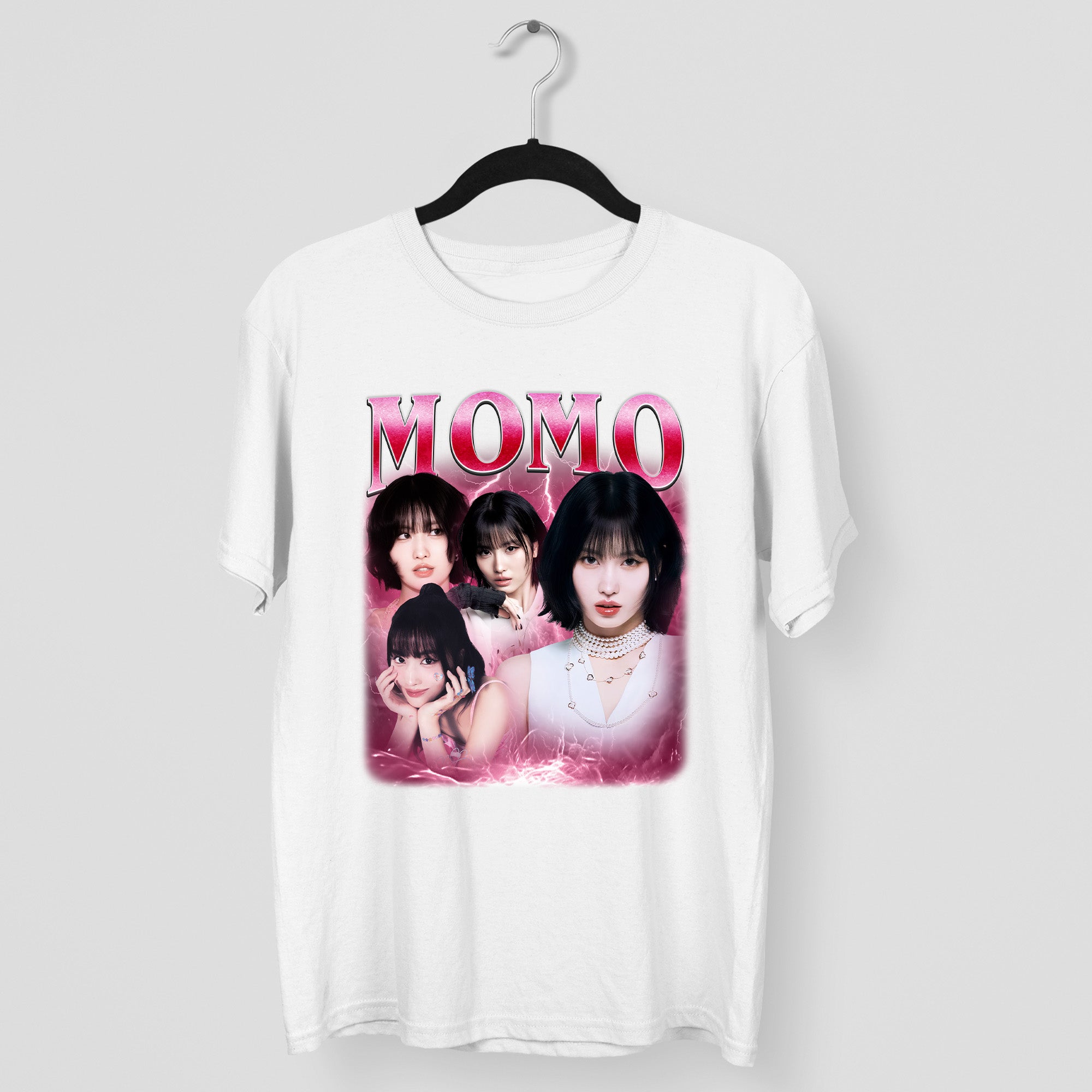 TWICE Momo T-Shirt - Main view, Y2K kpop concert tee