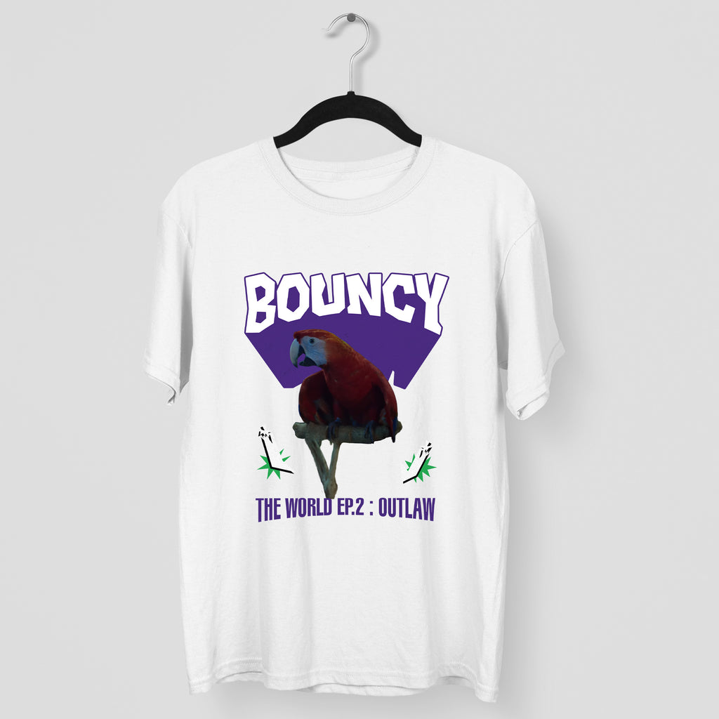 ATEEZ Bouncy The World Ep2 Outlaw T-Shirt - Main view, Y2K kpop concert tee
