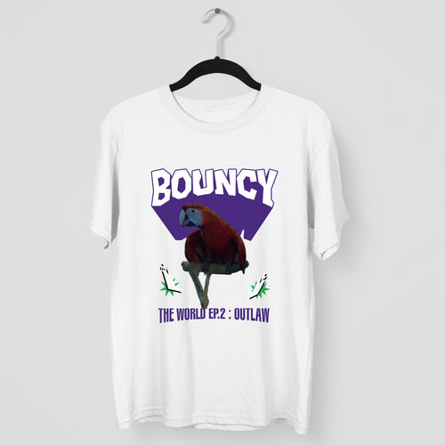 ATEEZ Bouncy The World Ep2 Outlaw T-Shirt - Main view, Y2K kpop concert tee