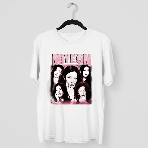 (G)I-DLE Miyeon T-Shirt - Main view, Y2K kpop concert tee
