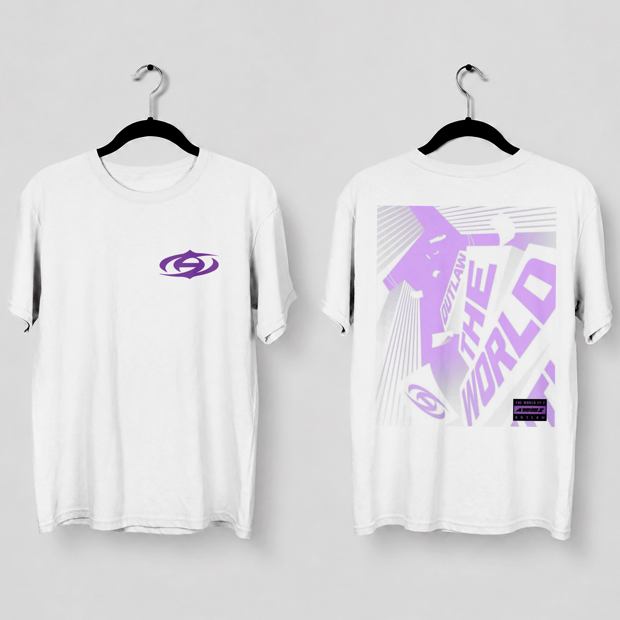 ATEEZ The World Ep2 Album Inspired T-Shirt - Main view, Y2K kpop concert tee