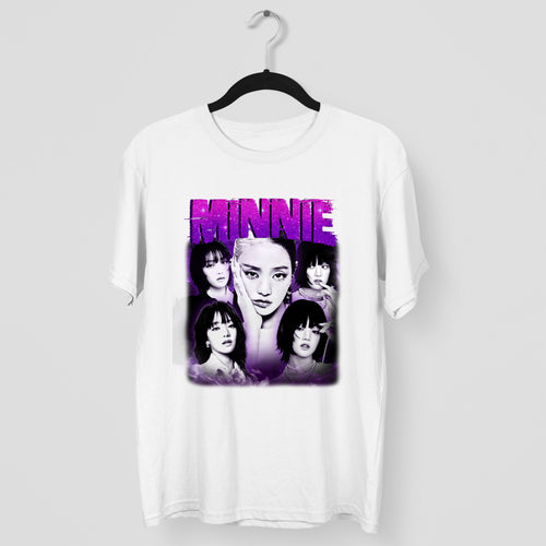 (G)I-DLE Minnie T-Shirt - Main view, Y2K kpop concert tee